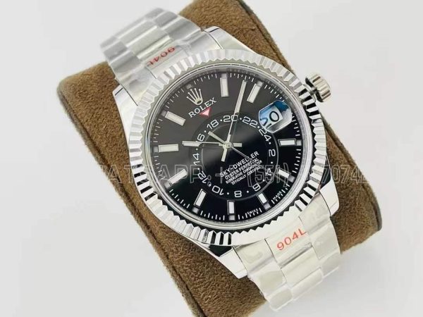 Rolex Sky-Dweller 326934 ZF SS 904L Black Dial Swiss 9001