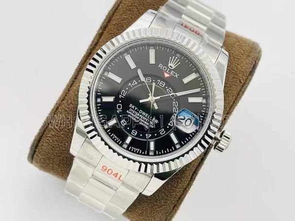 Rolex Sky-Dweller 326934 ZF SS 904L Black Dial Swiss 9001