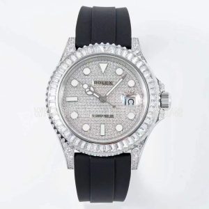 Rolex Yacht Master 226679TBR 42MM White Gold and Diamond Dial Diamond Bezel JVS Factory