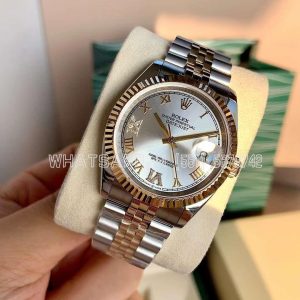 Rolex Datejust 126233 36mm Two Tone Yellow Gold Silver Diamond Dial - Jubilee Bracelet