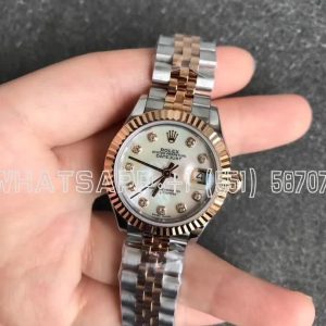 Rolex Datejust 28 279171 Stainless Steel & Rose Gold Mother of Pearl Dial GS Factory