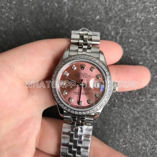 Rolex Datejust 28 279174 Pink and Diamond Dial Diamond Bezel GS Factory