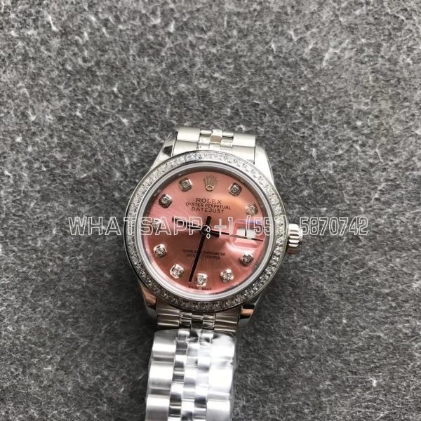 Rolex Datejust 28 279174 Pink and Diamond Dial Diamond Bezel GS Factory