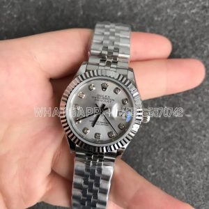 Rolex Datejust 28 279174 Silver and Diamond Dial GS Factory