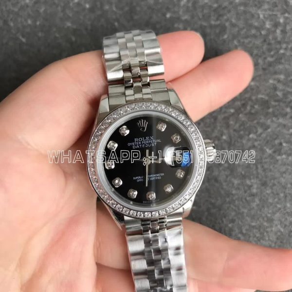 Rolex Datejust 28mm 279166 Black Dial Diamond Bezel GS Factory