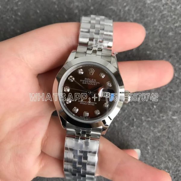 Rolex Datejust 28mm 279166 Brown and Diamond Dial GS Factory