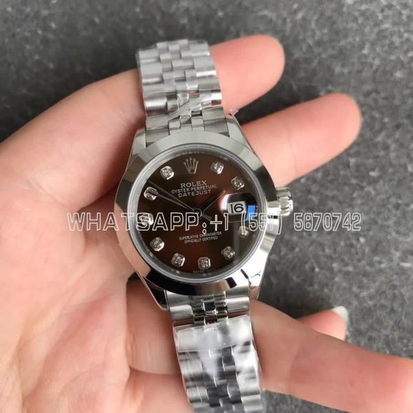 Rolex Datejust 28mm 279166 Brown and Diamond Dial GS Factory