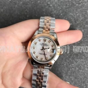 Rolex Datejust 28mm 279171 Stainless Steel & Rose Gold Mother of Pearl Dial GS Factory