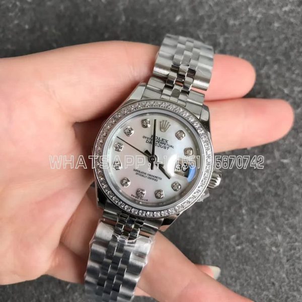 Rolex Datejust 28mm 279174 Mother of Pearl Diamond Dial Diamond Bezel GS Factory