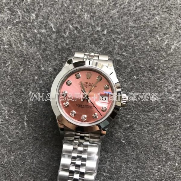 Rolex Datejust 28mm 279174 Pink and Diamond Dial GS Factory