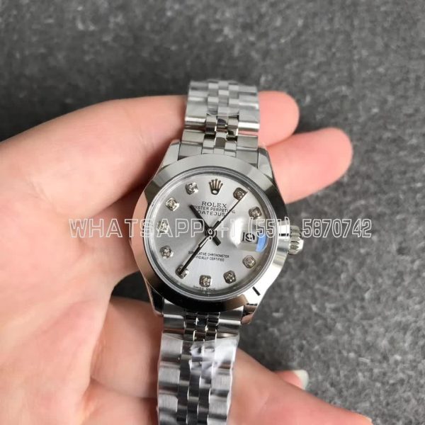 Rolex Datejust 28mm 279174 Silver and Diamond Dial GS Factory