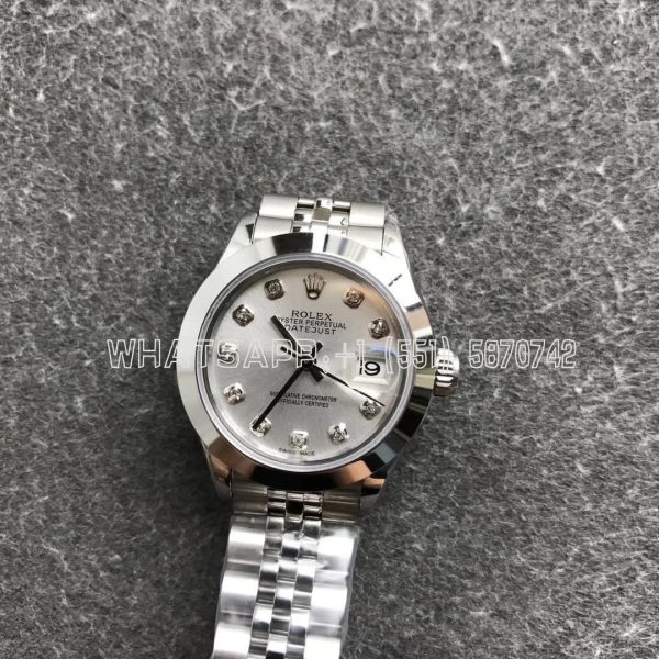 Rolex Datejust 28mm 279174 Silver and Diamond Dial GS Factory