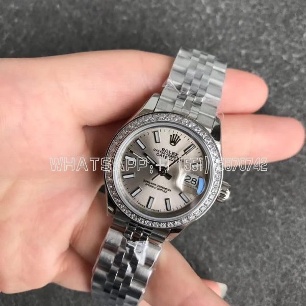 Rolex Datejust 28mm 279174 Silver Dial Diamond Bezel GS Factory