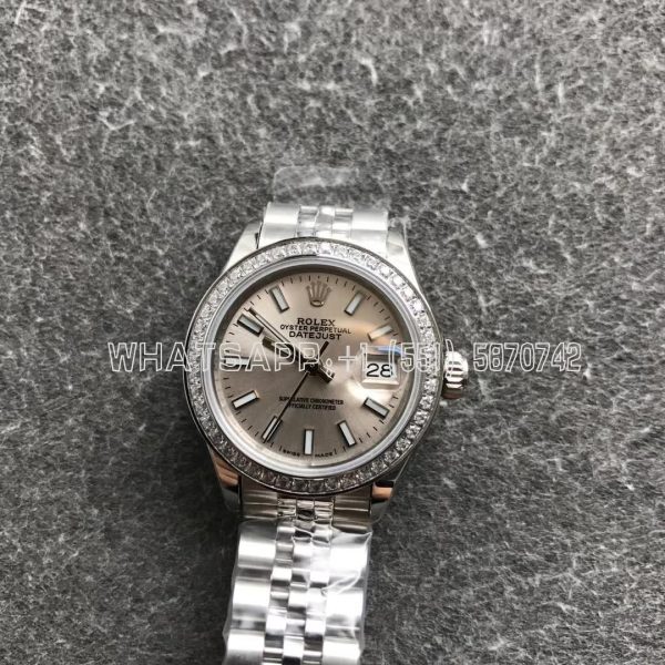 Rolex Datejust 28mm 279174 Silver Dial Diamond Bezel GS Factory