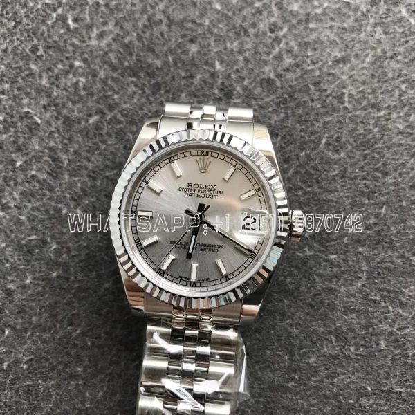 Rolex Datejust 31mm 178274 Silver Dial Fluted Bezel Jubilee GS Factory