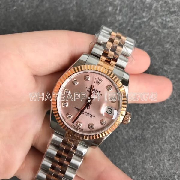 Rolex Datejust 31mm 278271 Stainless Steel and Rose Gold Pink Dial GS Factory