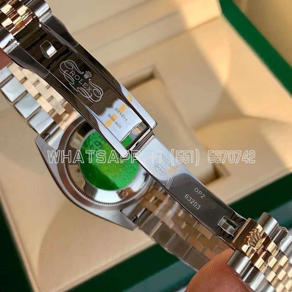 Rolex Datejust 36 Olive Green Roman Diamond Dial Jubilee 126233