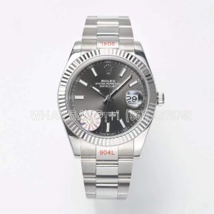 Rolex Datejust 41 126334 WF SS 904L Anthracite Dial Oyster Bracelet Swiss VR 3235