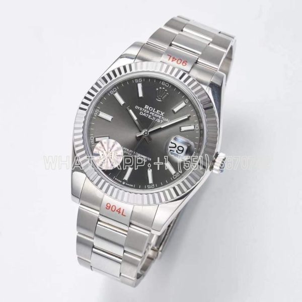 Rolex Datejust 41 126334 WF SS 904L Anthracite Dial Oyster Bracelet Swiss VR 3235