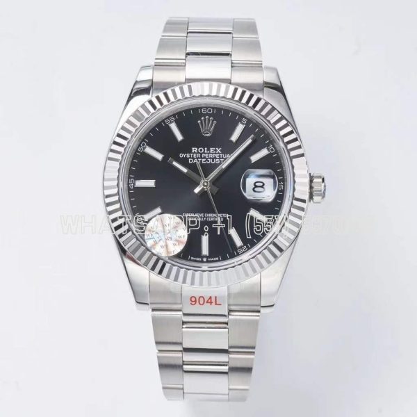 Rolex Datejust 41 126334 WF SS 904L Black Dial Oyster Bracelet Swiss VR 3235