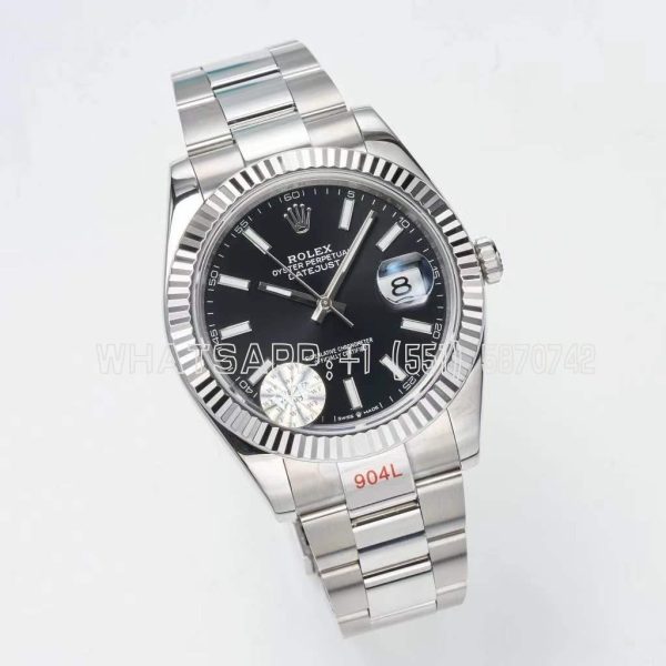 Rolex Datejust 41 126334 WF SS 904L Black Dial Oyster Bracelet Swiss VR 3235