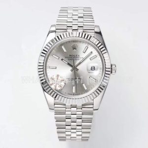 Rolex Datejust 41 126334 WF SS 904L Silver Dial Jubilee Bracelet Swiss VR 3235