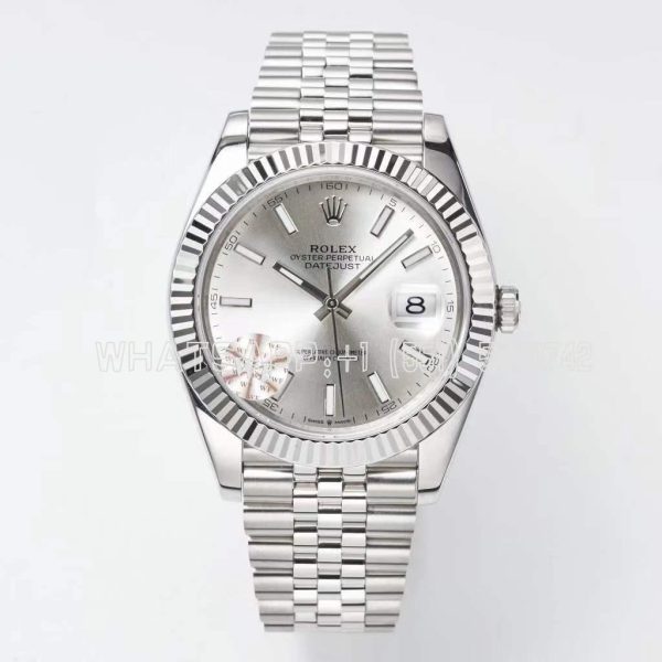 Rolex Datejust 41 126334 WF SS 904L Silver Dial Jubilee Bracelet Swiss VR 3235