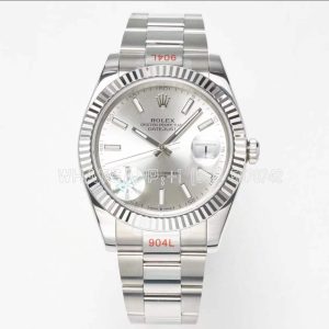 Rolex Datejust 41 126334 WF SS 904L Silver Dial Oyster Bracelet Swiss VR 3235