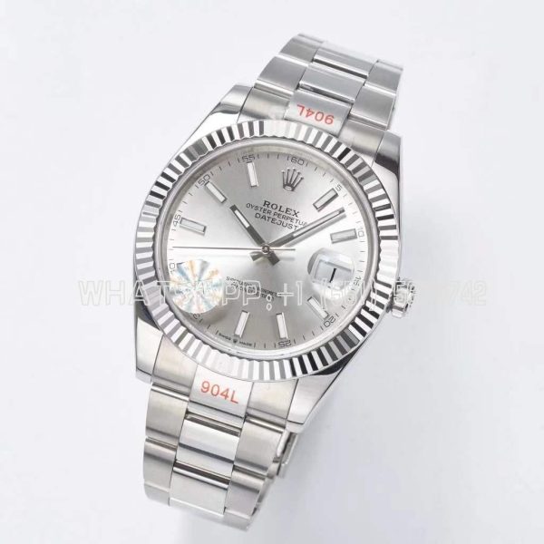 Rolex Datejust 41 126334 WF SS 904L Silver Dial Oyster Bracelet Swiss VR 3235