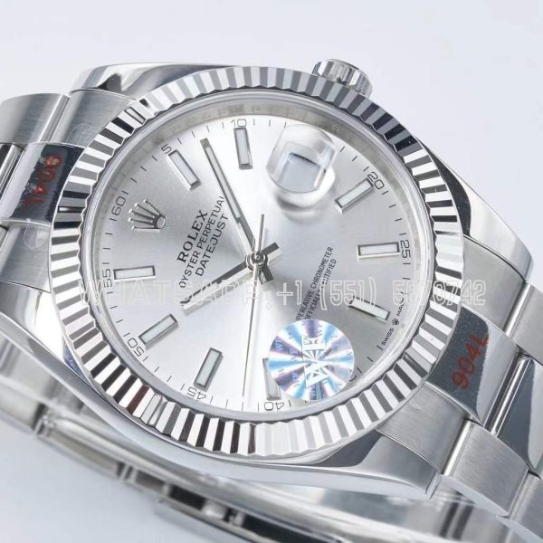 Rolex Datejust 41 126334 WF SS 904L Silver Dial Oyster Bracelet Swiss VR 3235