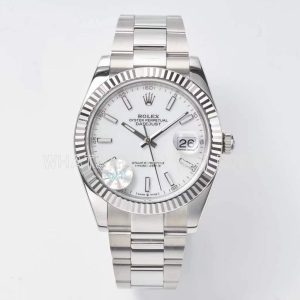 Rolex Datejust 41 126334 WF SS 904L White Dial Oyster Bracelet Swiss VR 3235