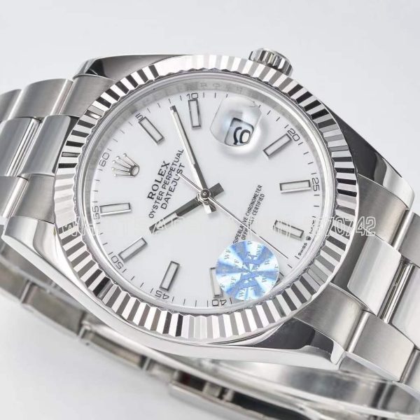 Rolex Datejust 41 126334 WF SS 904L White Dial Oyster Bracelet Swiss VR 3235