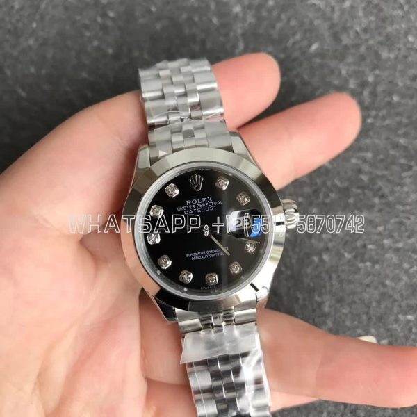 Rolex Datejust 28mm 279166 Black and Diamond Dial GS Factory