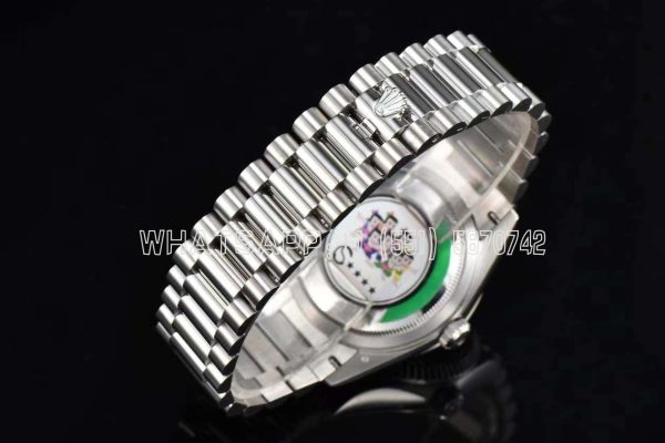 Rolex Day-Date 36 128236 Pink Opal Dial with Roman Marker in stainless steels CS Factory