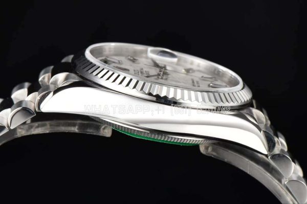 Rolex Day-Date 36 Meteorite Dial with Diamond Markers in stainless steels CS Factory