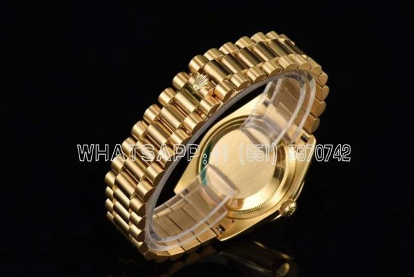 Rolex Day-Date 36mm Natural Malachite Dial in Yellow Gold