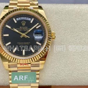 Rolex Day-Date 40mm 228238 Black Dial Yellow Gold VR3255 AR Factory