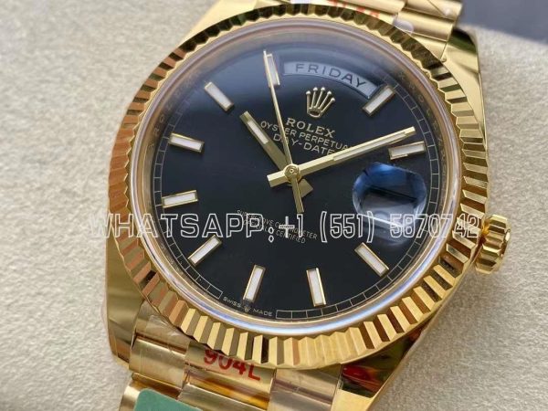 Rolex Day-Date 40mm 228238 Black Dial Yellow Gold VR3255 AR Factory