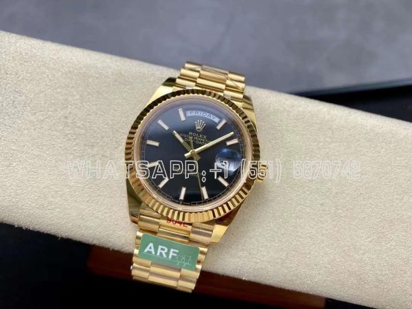 Rolex Day-Date 40mm 228238 Black Dial Yellow Gold VR3255 AR Factory