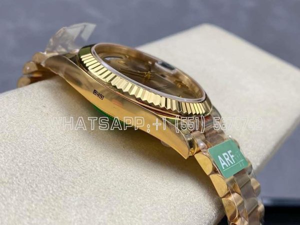 Rolex Day-Date 40mm 228238 Champagne Roman Dial Yellow Gold VR3255 AR Factory