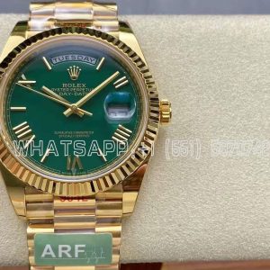 rolex-day-date-40mm-228238-green-roman-dial-yellow-gold-vr3255-ar-factory