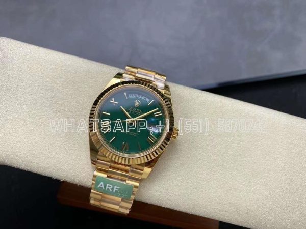 rolex-day-date-40mm-228238-green-roman-dial-yellow-gold-vr3255-ar-factory