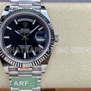 Rolex Day-Date 40mm 228239 Black Dial 904L Steel VR3255 AR Factory