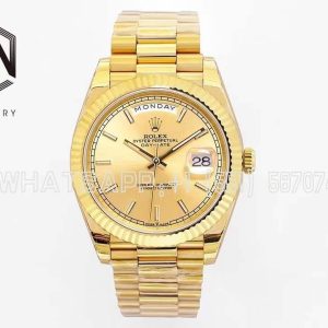 Rolex Day-Date 40mm EWF YG Champagne Dial Swiss 2836