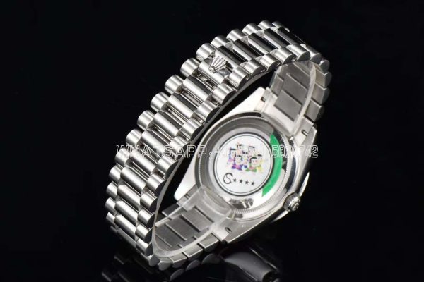 Rolex Day-Date New 2023 36 Pave Diamond Rainbow 128238 CS Factory