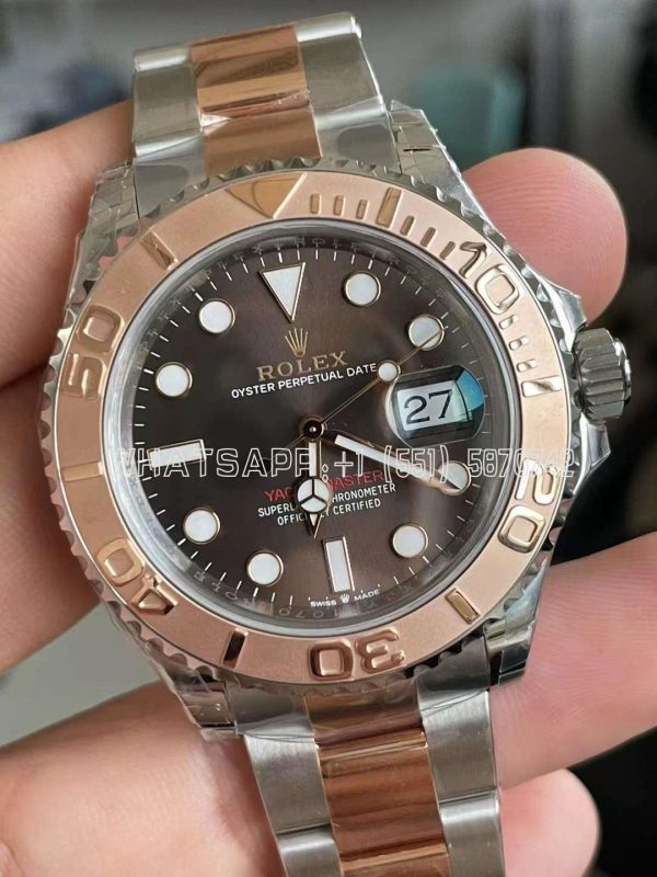 Rolex Yacht-Master 40 126621 Everose Rolesor Superlumed Brown Dial VR3235 VS Factory