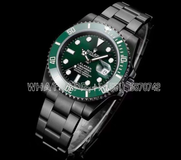 Blaken Submariner Date LV 116610 904L PVD/SS Black Dial on PVD Bracelet VS3135