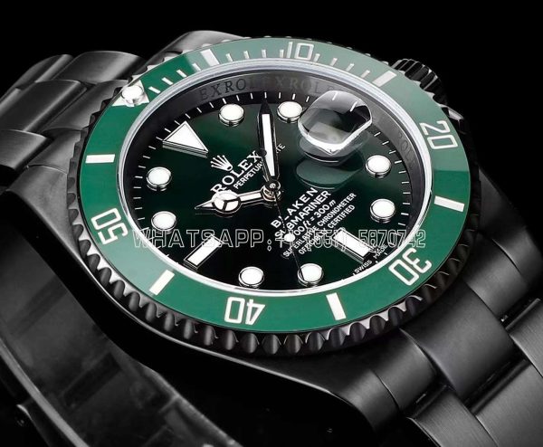 Blaken Submariner Date LV 116610 904L PVD/SS Black Dial on PVD Bracelet VS3135