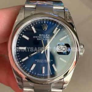 Rolex Datejust 36 126200-0006 Bright Blue Index Dial AR Factory