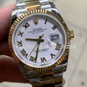 Rolex Datejust 36 126233 Oystersteel and yellow gold White Roman Dial GMF